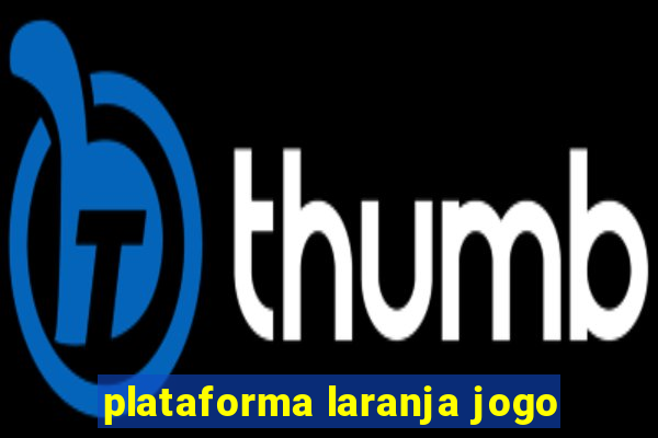 plataforma laranja jogo